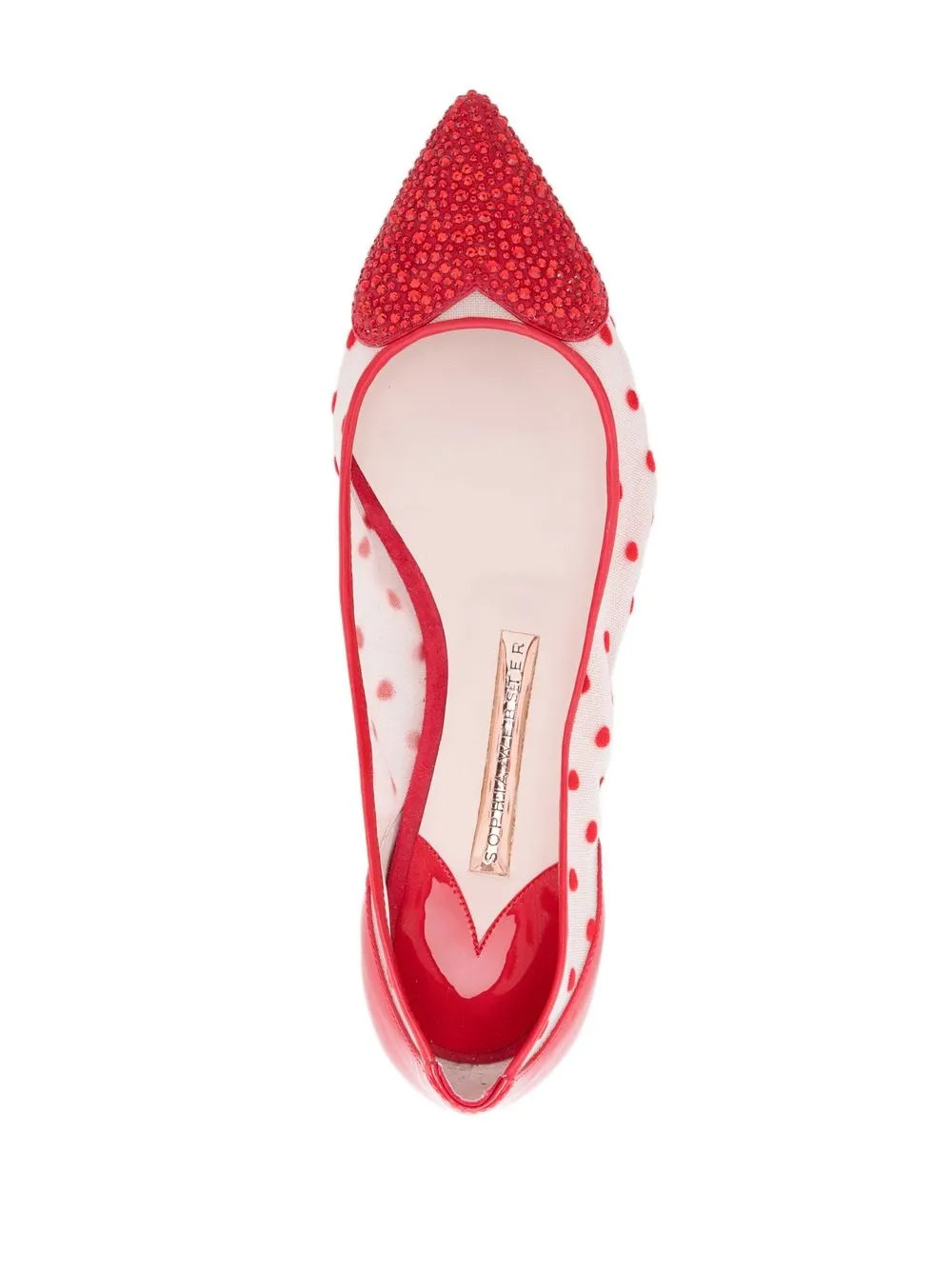 Sophia Webster Ballerine Amora Con Decorazione Di Cristalli - Farfetch | Farfetch Global