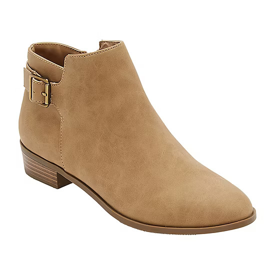 St. John's Bay Womens Reeves Block Heel Booties | JCPenney