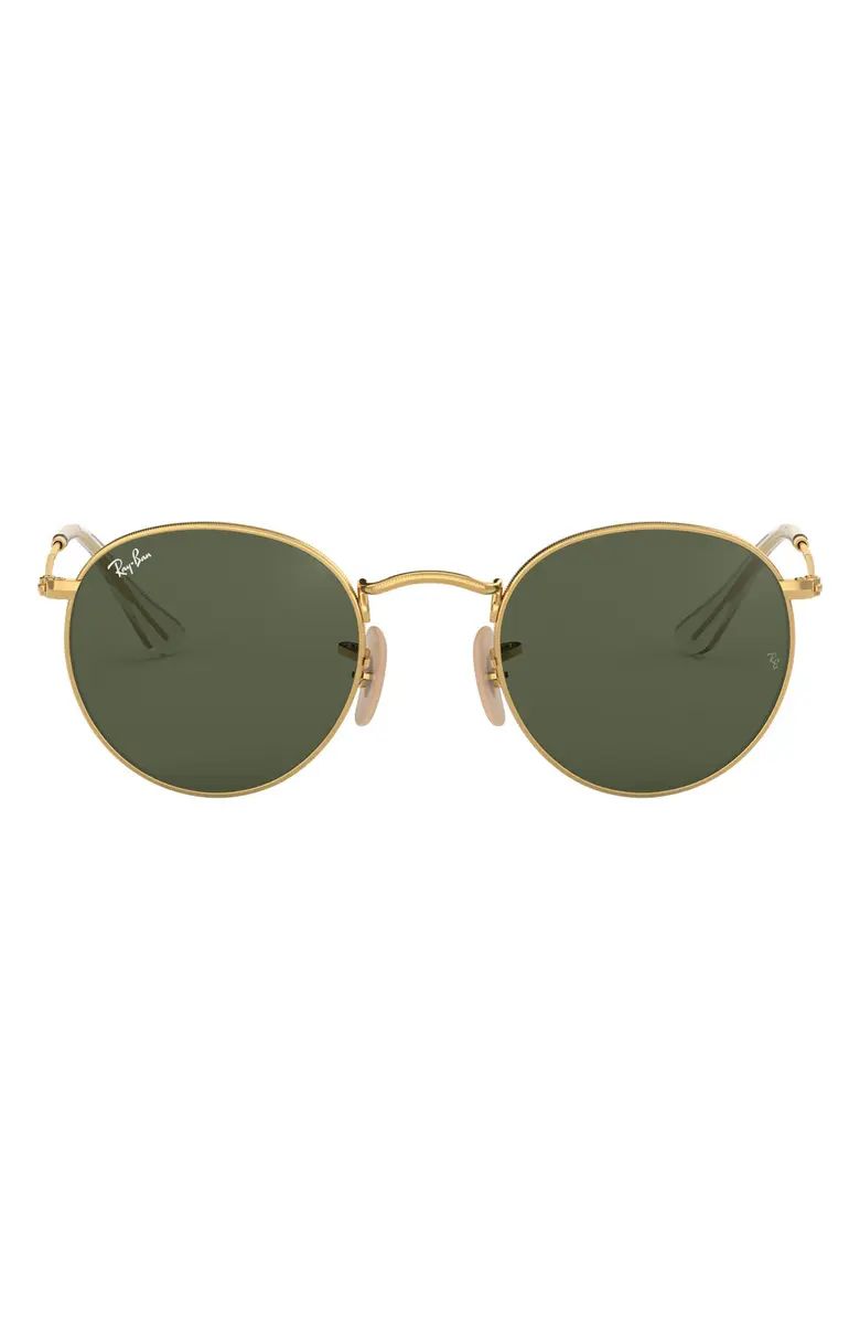 Ray-Ban 50mm Round Sunglasses | Nordstrom | Nordstrom