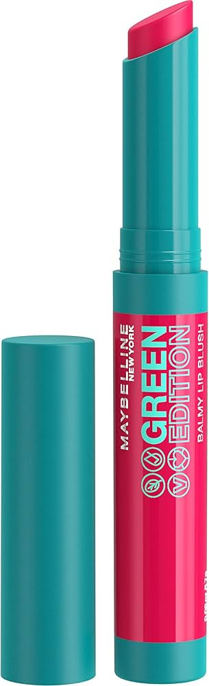 MAYBELLINE New York Green Edition Balmy Lip Blush, Formulated With Mango Oil, Spring, Fuschia Pin... | Amazon (US)