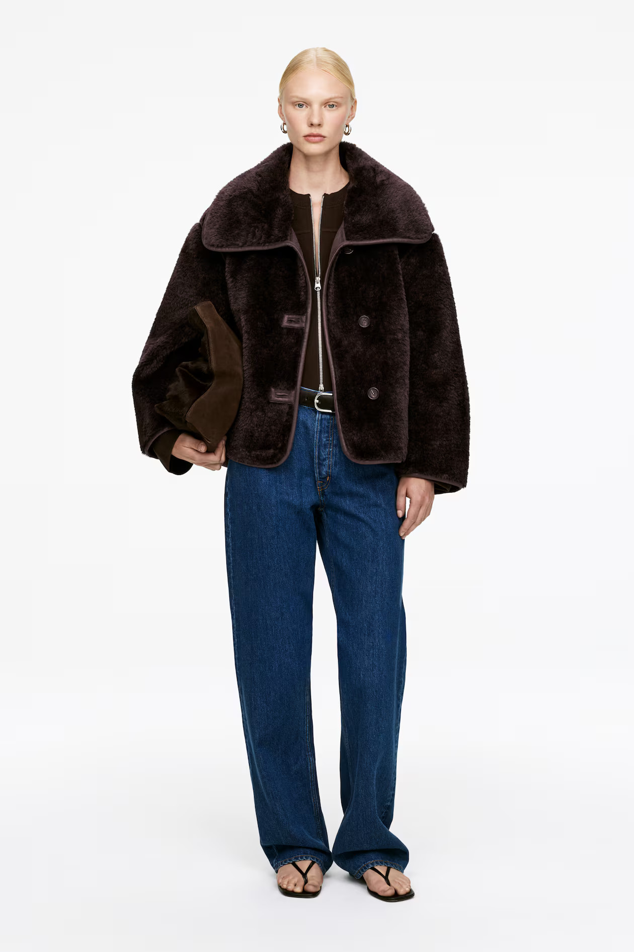 Short Pile Jacket | H&M (UK, MY, IN, SG, PH, TW, HK)