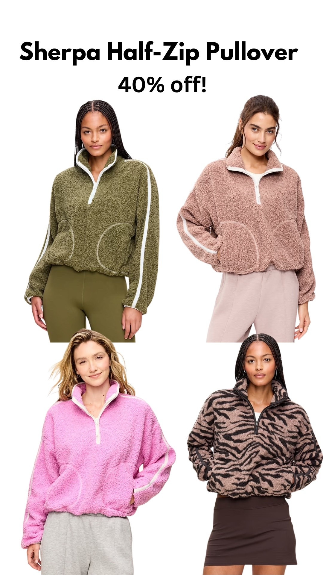 These cozy sherpa pullover sweaters are perfect for fall and winter!!! And they’re 40% off right now!!! Such a great time to snag one before they go up to full price!

#LTKSaleAlert #LTKSeasonal #LTKootd