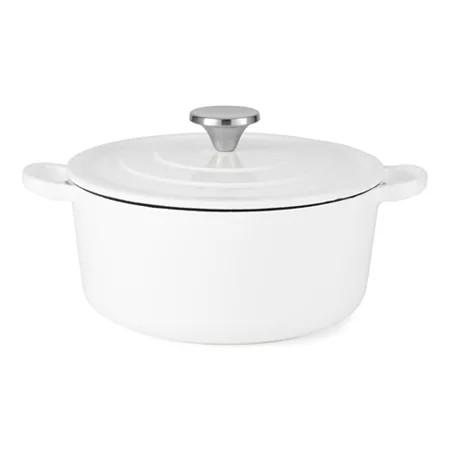 Cooks Cast Iron Dutch Oven with Lid, One Size, White | JCPenney