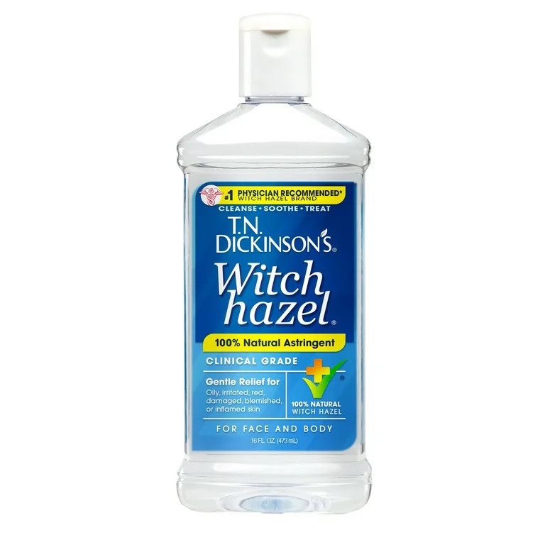 T.N. Dickinson's Witch Hazel Astringent, 100% Natural, 16 fl oz | Walmart (US)
