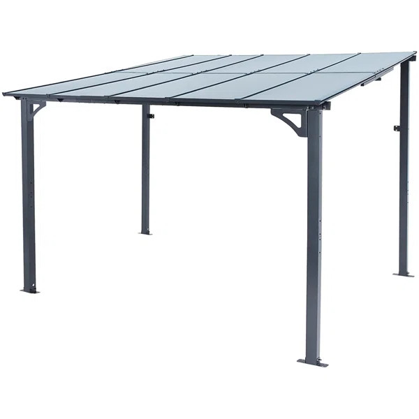10 Ft. W x 10 Ft. D Aluminum Pergola with Canopy | Wayfair North America