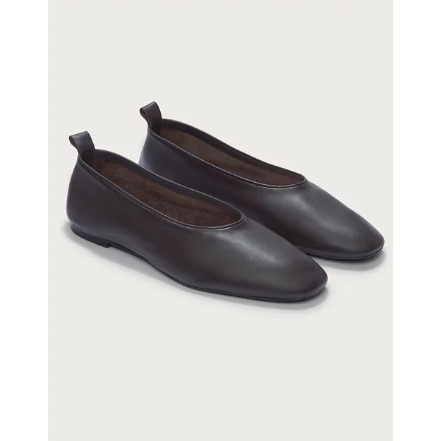 Leather High Vamp Ballet Shoes | New In Shoes & Accessories | The  ... | The White Company UK & ROW