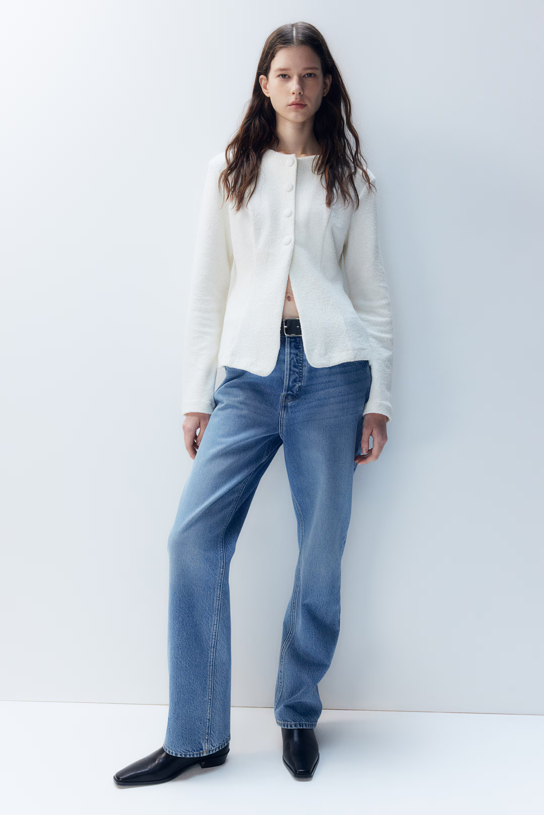 Cardigan with Defined Waist | H&M (US + CA)