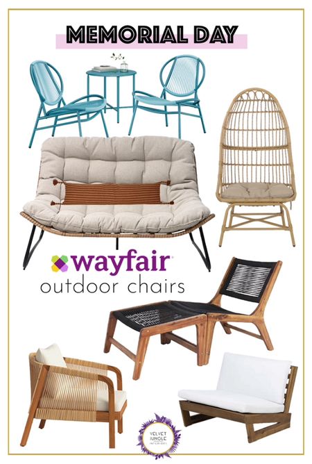 Let’s take this party outside 🥳
Memorial Day deals are the perfect time to get your outdoors ready ! Check out these fantastic chair options on sale this weekend at Wayfair 🫶

#outdoorseating #furniture #memorialday 

#LTKsummer #LTKhome #LTKsale