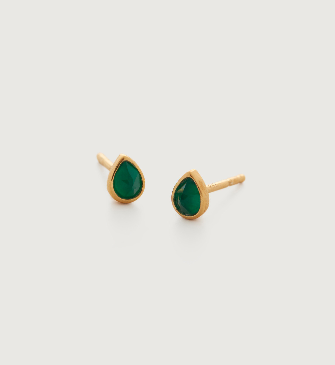 Teardrop Gemstone Stud Earrings | Monica Vinader (US)