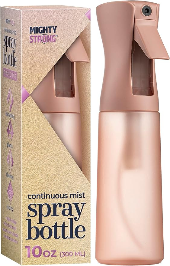 Amazon.com: 10 OZ Continuous Spray Bottles - Ultra Fine Mist Sprayer | Water Spray Bottle For Hai... | Amazon (US)