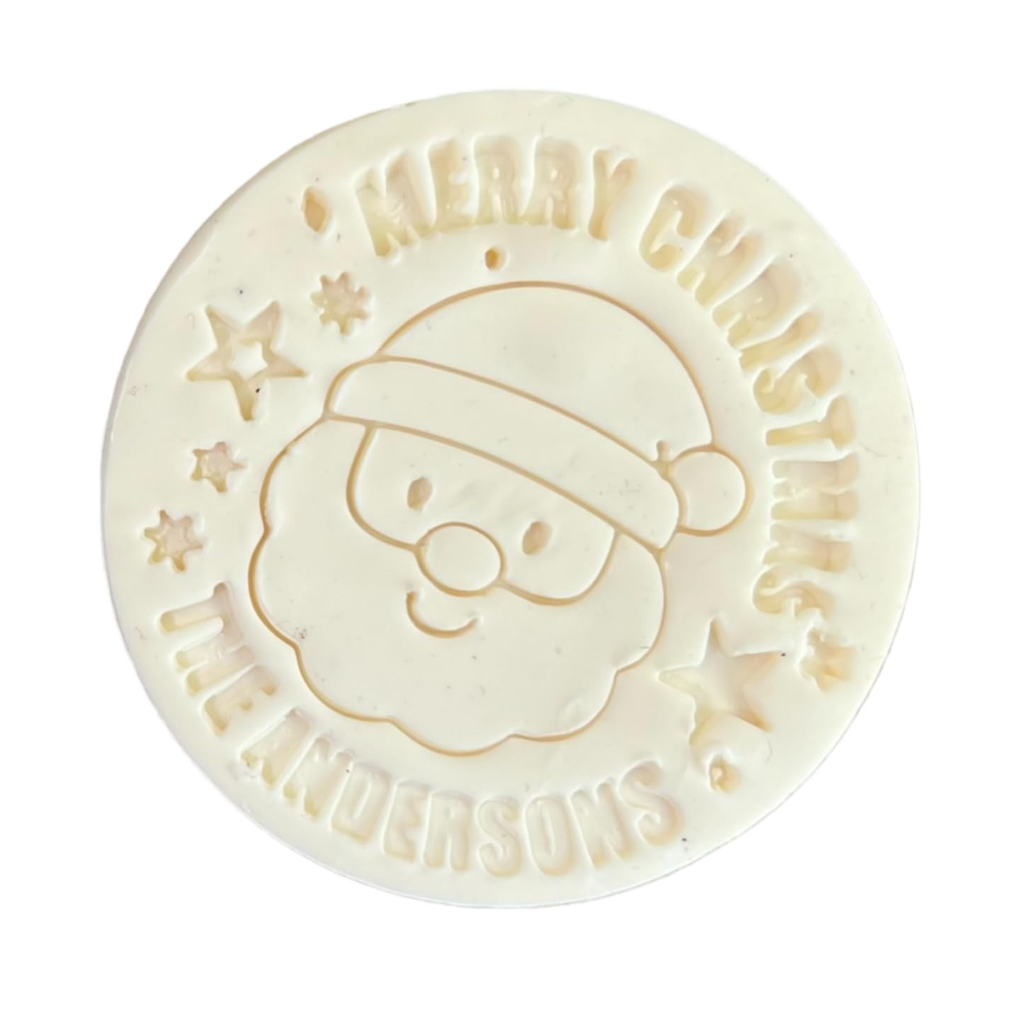 Personalized Santa Claus Christmas Cookie Stamp – Custom Name Embosser for Holiday Cookies, Fon... | Amazon (US)