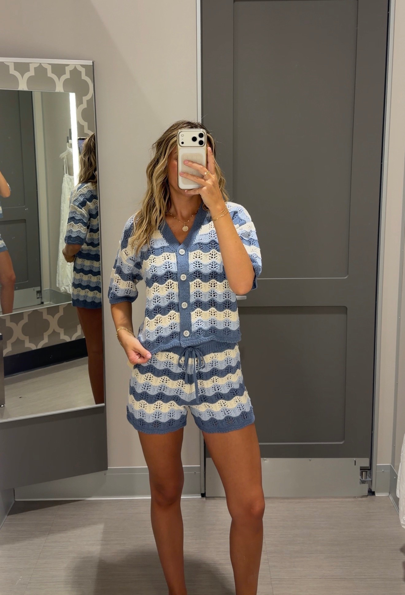 Knit set perfect for spring & summer! 💙

Crochet set, knit set, knit shorts, knit top, striped top, striped shorts, matching set, striped matching set, spring ootd, summer ootdd

#LTKootd #LTKSeasonal #LTKgrwm