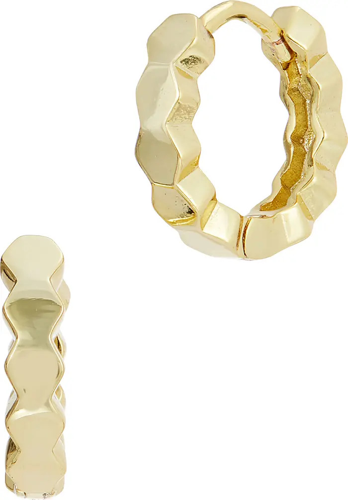 Wavy Huggie Hoop Earrings | Nordstrom Rack