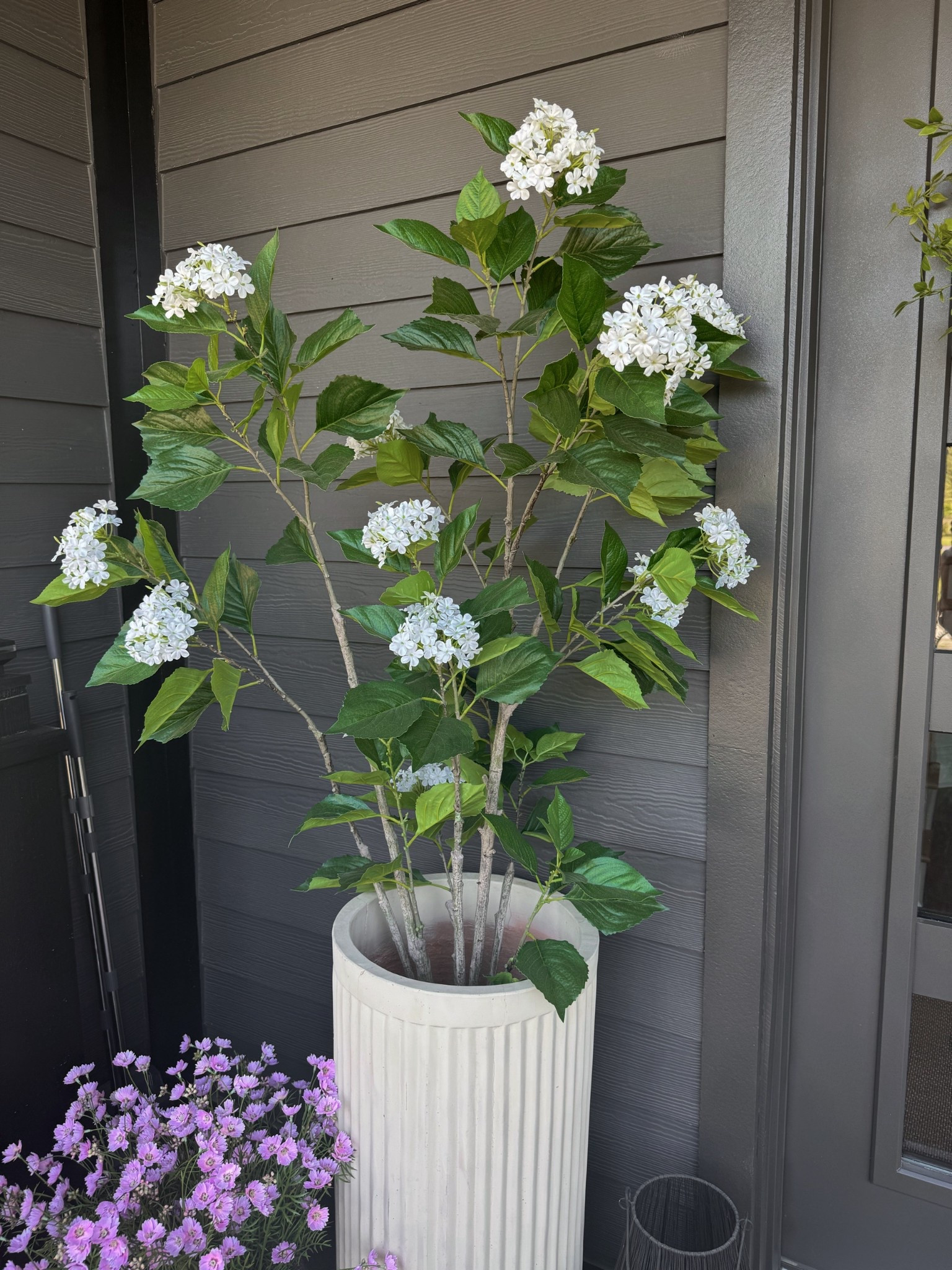 The best faux hydrangea tree I could ever ask for👀🙌🏼✨ it’s so gorgeous!  have two of the 5 foot ones out here & they’re honestly my fave plant I’ve ever purchased off amazon 😂 Also have the 6 foot one inside! 

Amazing quality & look extremely REAL! Such a perfect spring addition! 

Spring home decor / hydrangea tree / amazon home / decor inspo / greenery / cozy home / Holley Gabrielle 

#LTKSeasonal #LTKHome #LTKStyleTip