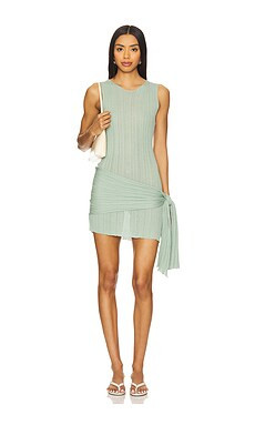 LIONESS Soleil Mini Dress in Matcha from Revolve.com | Revolve Clothing (Global)