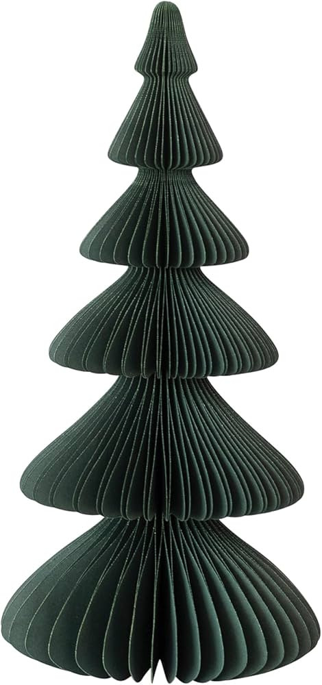 Creative Co-Op Paper Folding Honeycomb Tree with Magnet, Green | Amazon (US)