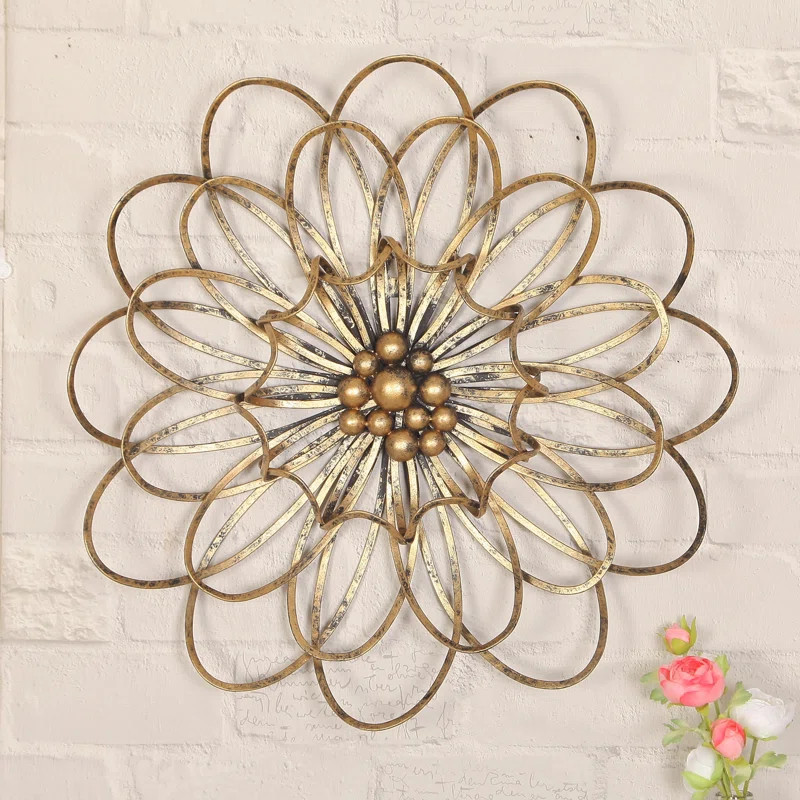 Flower Urban Design Metal Wall Décor | Wayfair North America