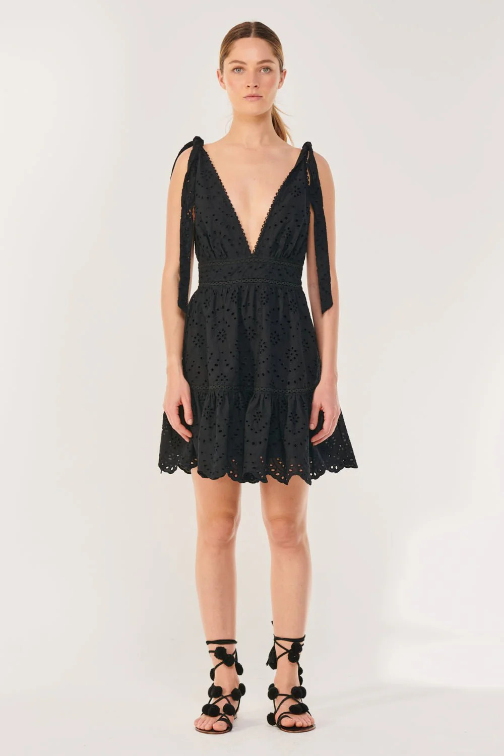 Mini Dress Cara - Black | Poupette St Barth