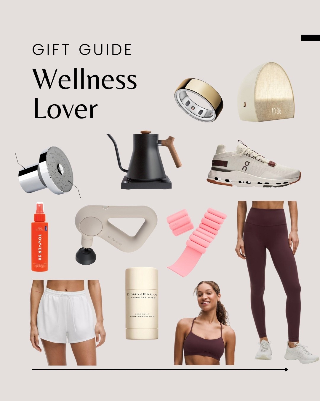 Guide Gift for the Wellness Lover ✨ #giftguide #wellness #lululemon #fitness

#LTKGiftGuide #LTKSeasonal #LTKActive