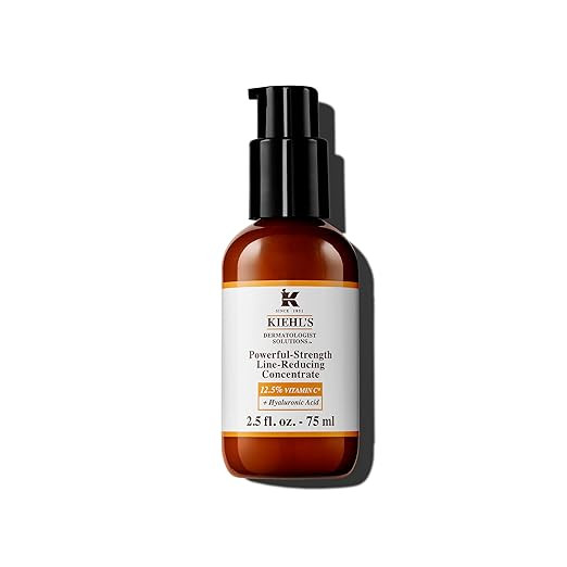 Kiehl's Powerful-Strength 12.5% Vitamin C Serum, Line-Reducing Concentrate for Face, Boosts Radia... | Amazon (US)
