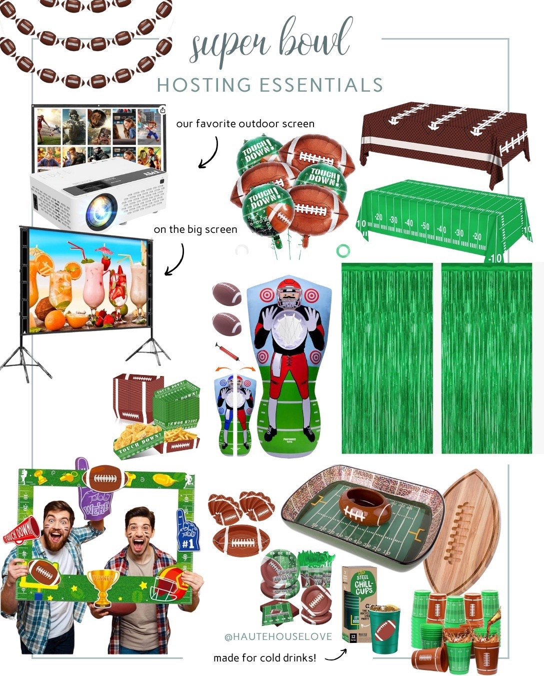 Super Bowl Hosting Essentials 

#LTKSeasonal #LTKMens #LTKfoodie