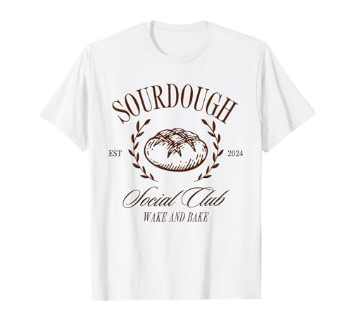 Sourdough Social Club Bread Wake & Bake in My Sourdough Era T-Shirt | Amazon (US)