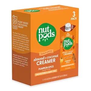 nutpods Pumpkin Spice (3-Pack), Unsweetened Dairy-Free Creamer, Made from Almonds and Coconuts, W... | Amazon (US)