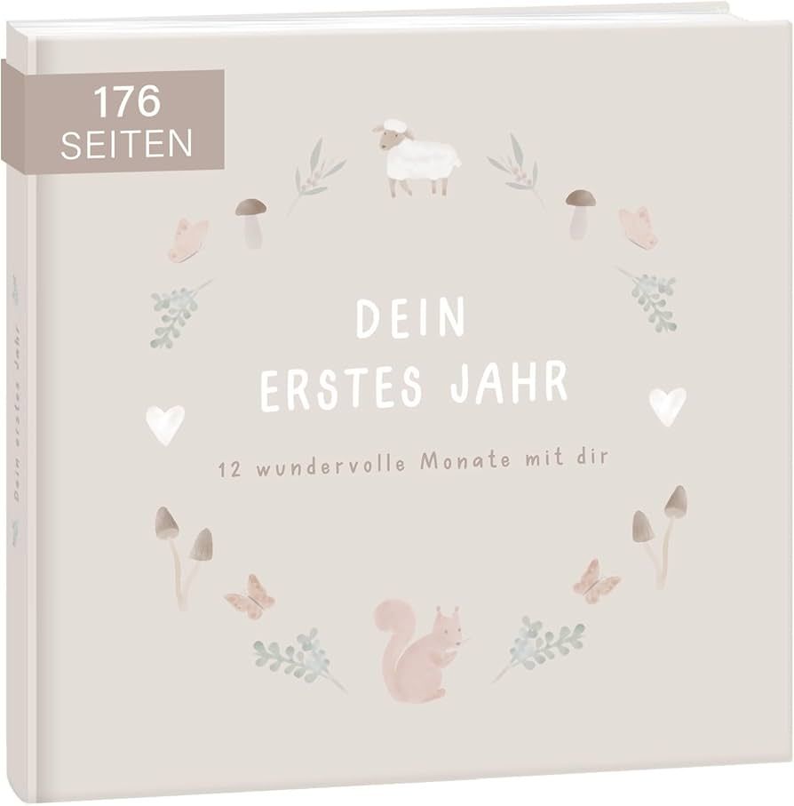 mintkind® Babyalbum "Mein erstes Lebensjahr" Wald | Fotoalbum zum Selbstgestalten | Geschenk fü... | Amazon (DE)