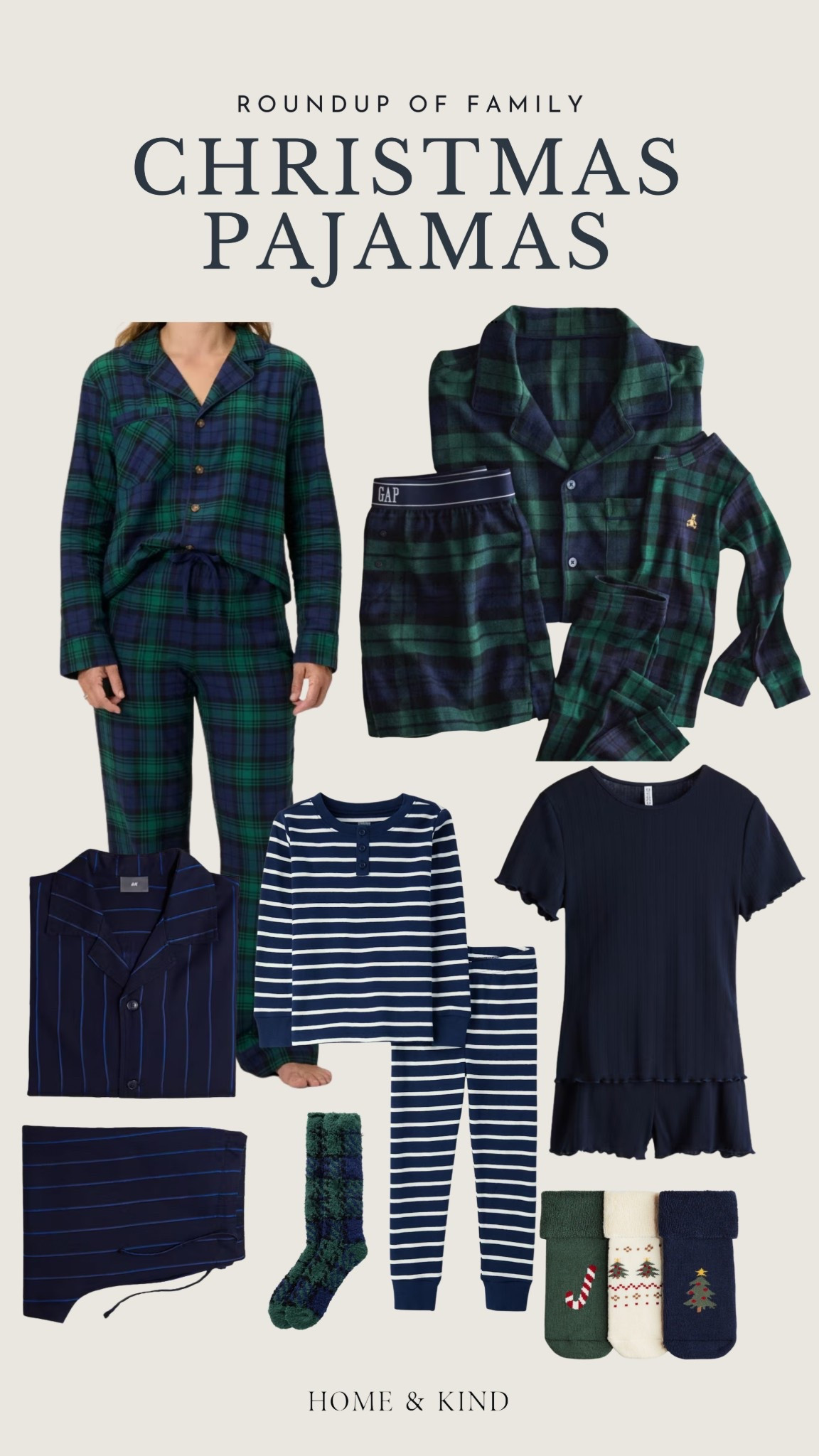 A navy roundup! Do you usually have all matching pajamas, or a pattern mix? 

#LTKSeasonal #LTKFamily #LTKHoliday