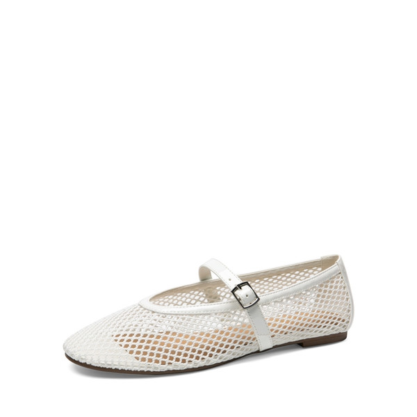 Mesh Mary Jane Ballet Flats | Dream Pairs