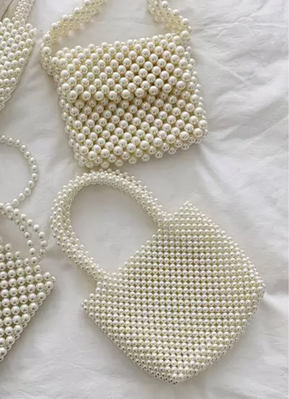 Bridal pearl bag! 

#LTKunder100 #LTKunder50 #LTKwedding