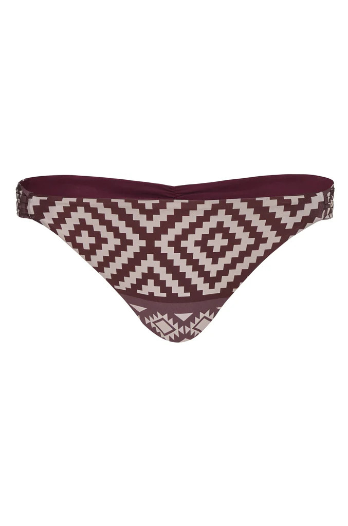 Potosi Bottom in Ethnic Motif & Purple | Over The Moon