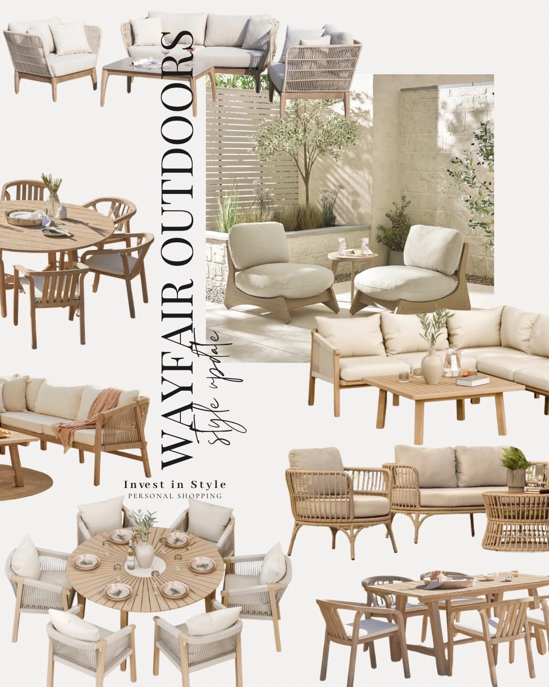 The weather is springing and it’s a great time to start thinking about your outdoors - a dining set is on my list this year … 

These @Wayfair picks make stylish statements and some are included in the current promotions . 

#ad
#wayfair 

#LTKHome #LTKSeasonal #LTKSpringSale