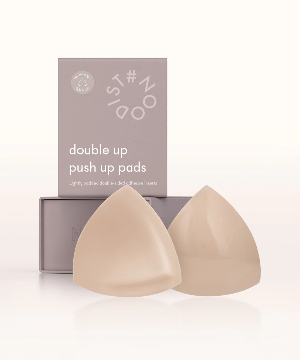 Double Up Triangle Push Up Pads, Light Boost | Nood