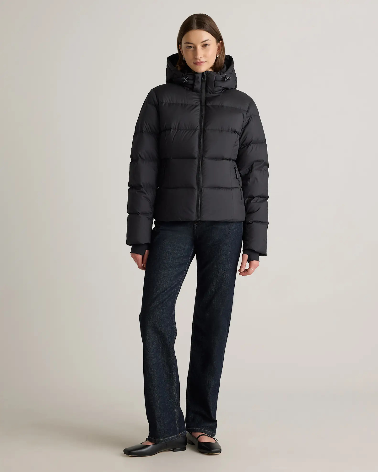 Responsible Down Cinch Waist Puffer Jacket | Quince