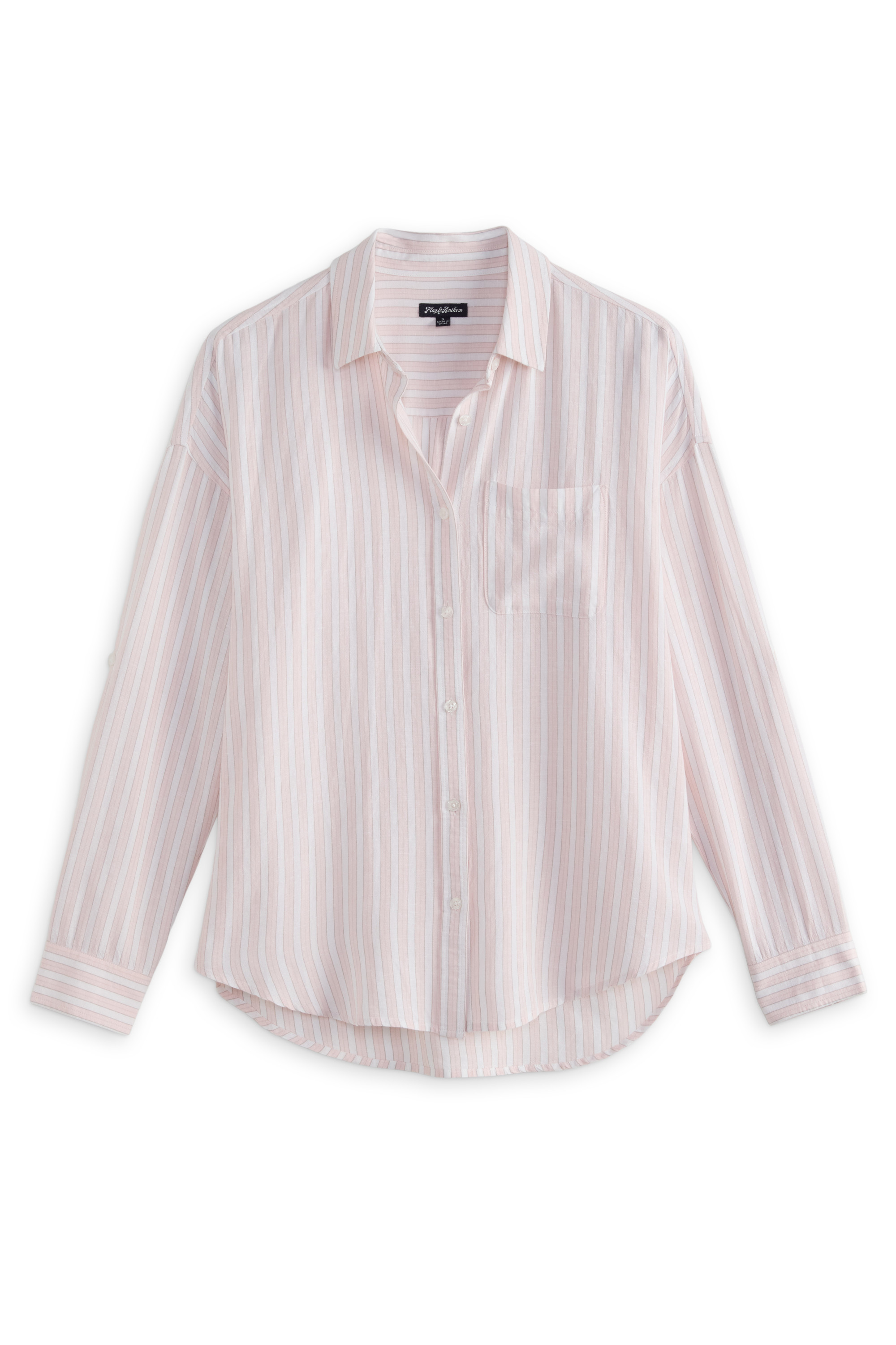 Linen Stripe Boyfriend Button Down | Stitch Fix