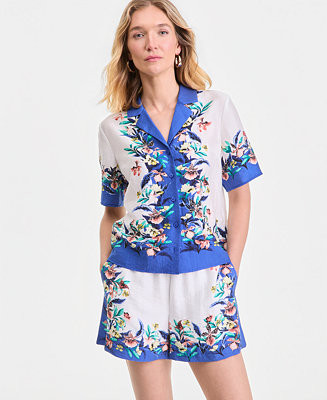 I.N.C. International ConceptsWomen's Printed Drawstring Shorts | Macy's