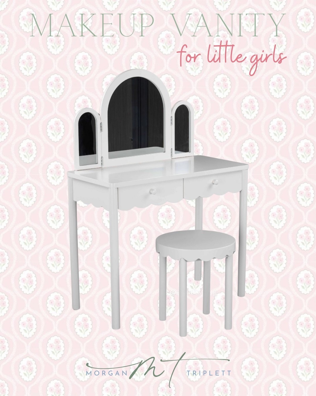 Girls scallop makeup vanity 

#LTKGiftGuide #LTKBeauty #LTKKids