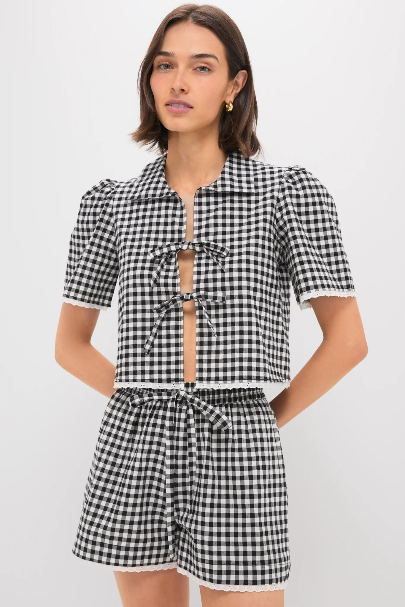 Black Gingham Hanna Set | Tuckernuck (US)