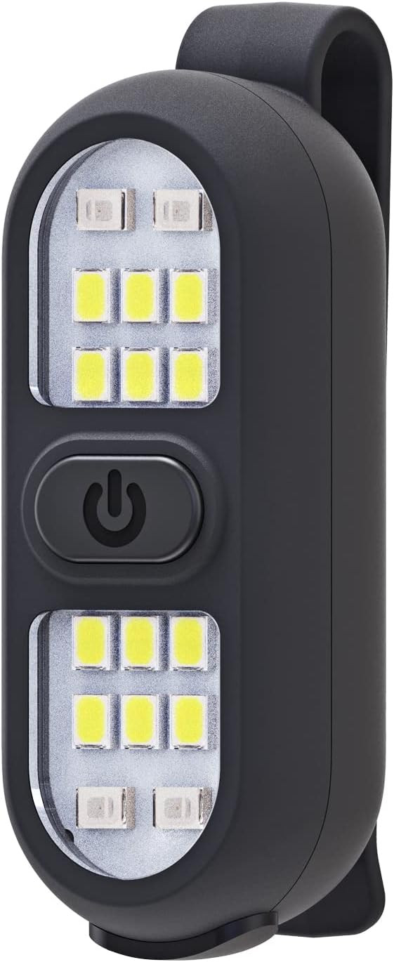 Clip on Flashlight, Running Light for Runners Rechargeable Safety Lights for Walking at Night Han... | Amazon (US)