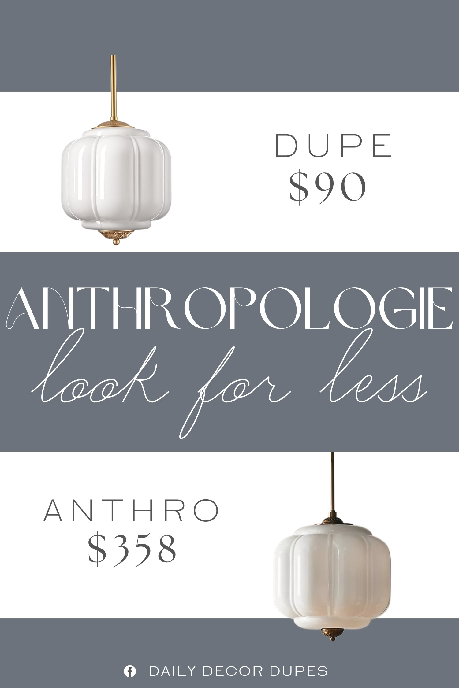 The lighting upgrade that makes a room feel instantly more elevated. 🤍 The Anthropologie Eloise Milk Glass Pendant features a ribbed milk glass shade and warm brass accents that bring vintage-inspired charm and timeless elegance to your home. This milk glass pendant light is perfect for kitchen island lighting, dining room lighting, entryway lighting, or adding a stylish touch to a bedroom. Its classic design pairs beautifully with modern, traditional, transitional, and eclectic home decor, making it an easy statement piece for any space. 💡✨🏡

Home more affordable option find similar look for less budget friendly affordable cheap cheaper beautiful pretty. Clearance sale coupon code discount code promo code luxury Inspo inspiration inspired by idea ideas Love like these? I share multiple every day in my FB group.
#AnthropologieInspired #MilkGlassPendant #PendantLight #CeilingLight #KitchenLighting #DiningRoomLighting #LightingInspo  

 #LTKHome