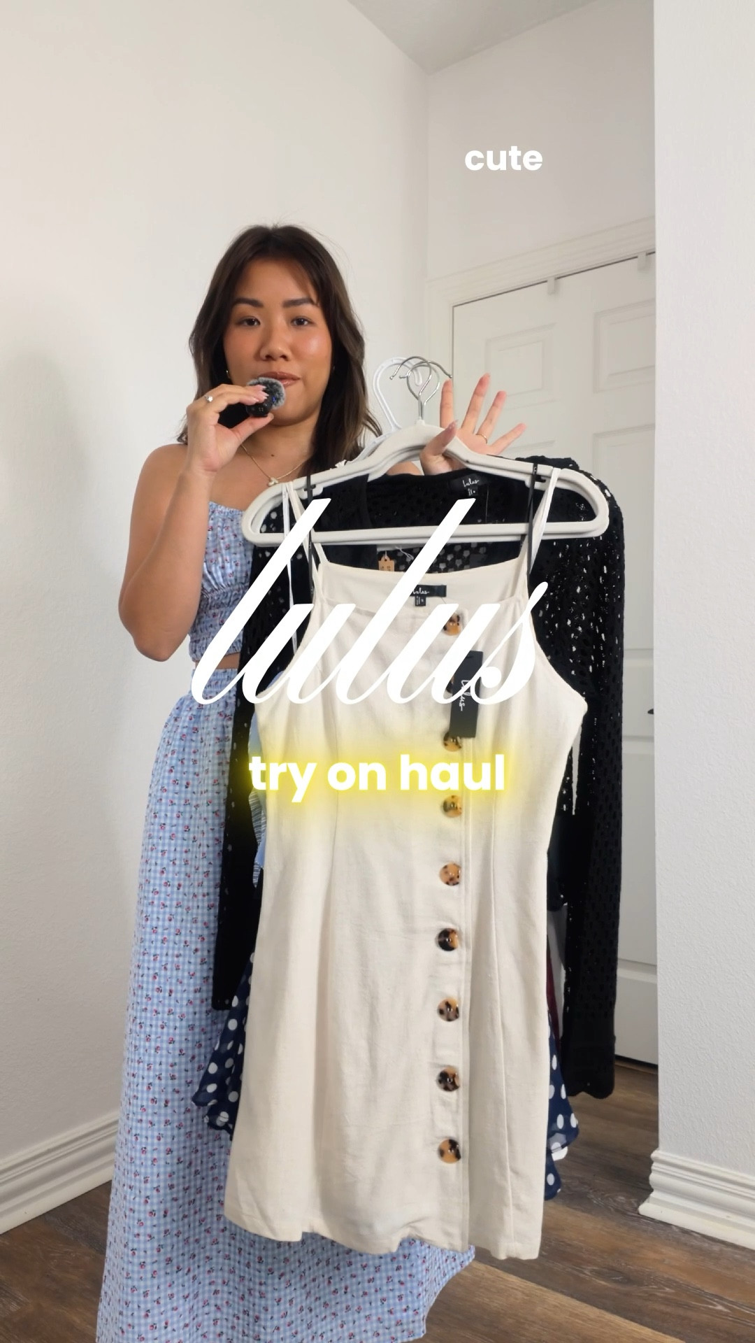 Lulus try on haul ❤️ this time i picked items that are easy to wear, easy to dress up or down. Perfect for a date or vacation. Wearing size S in all!!

The polka dot dress is my latest obsession 😍 

White heels size 6.5 but fit long so size down a half side if you have narrow feet

Vacation outfits summer outfits mini dress summer dresses 

#LTKPetite #LTKFindsUnder100 #LTKSummerEdit
