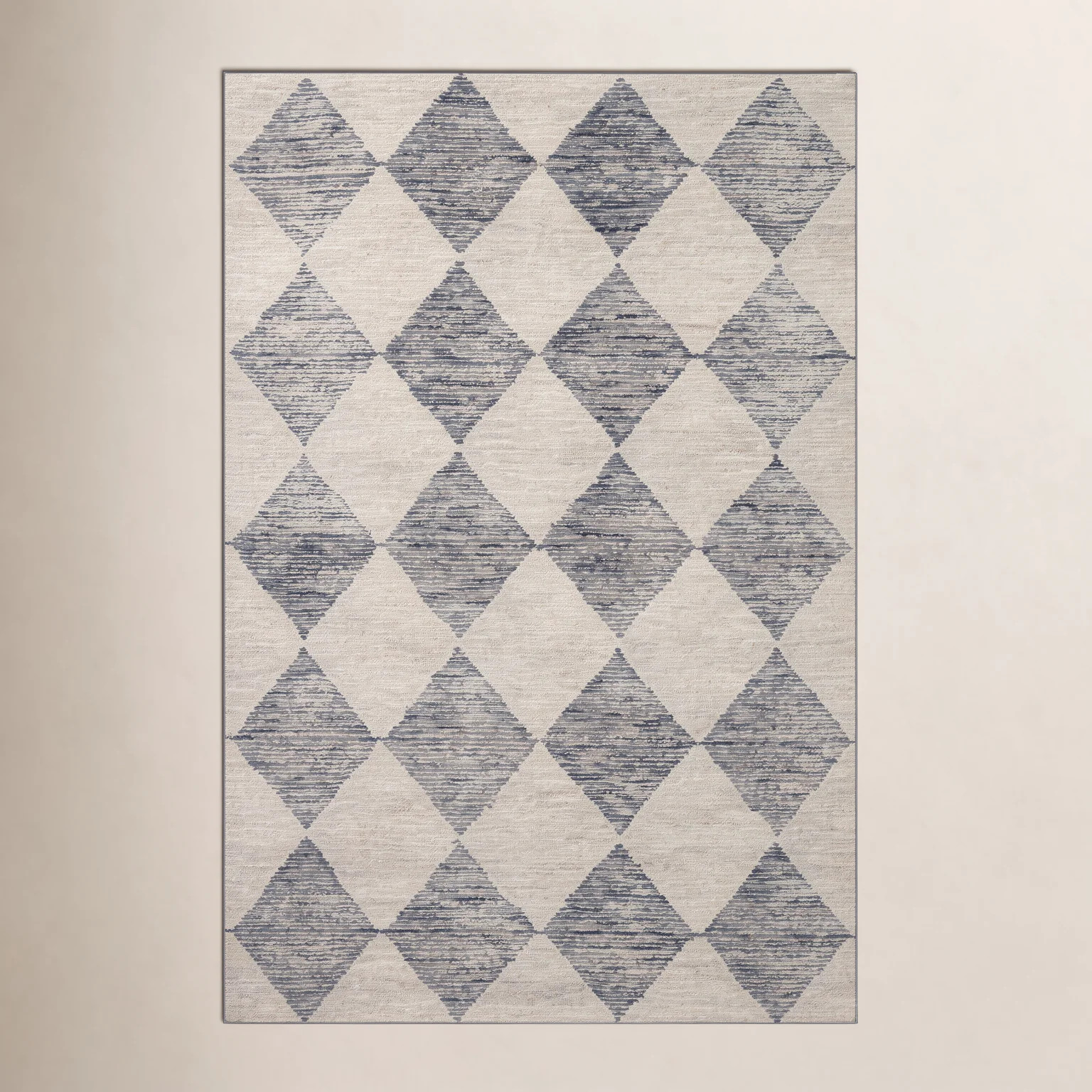Chris Loves Julia x Loloi Francis Wool Beige / Charcoal Rug | Wayfair North America