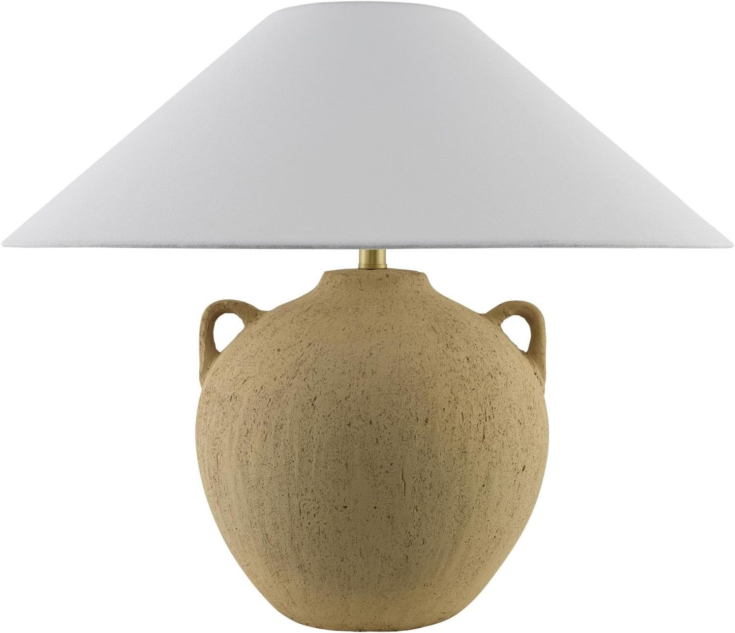 Livabliss x Galey Alix Araya Vintage Clay Jar Table Lamp, 22" H x 22" W x 22" D, Tan | Amazon (US)