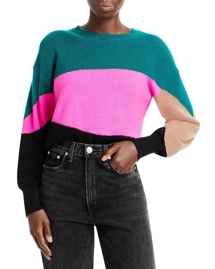 Color Block Wave Cashmere Sweater - 100% Exclusive | Bloomingdale's (US)