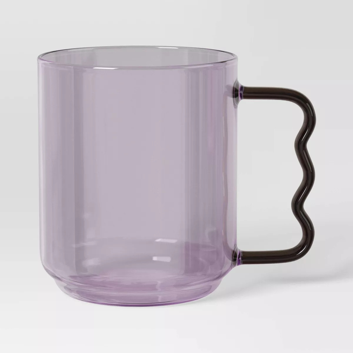 15.22oz Glass Mug Pink with Berry Handle - Room Essentials™ | Target