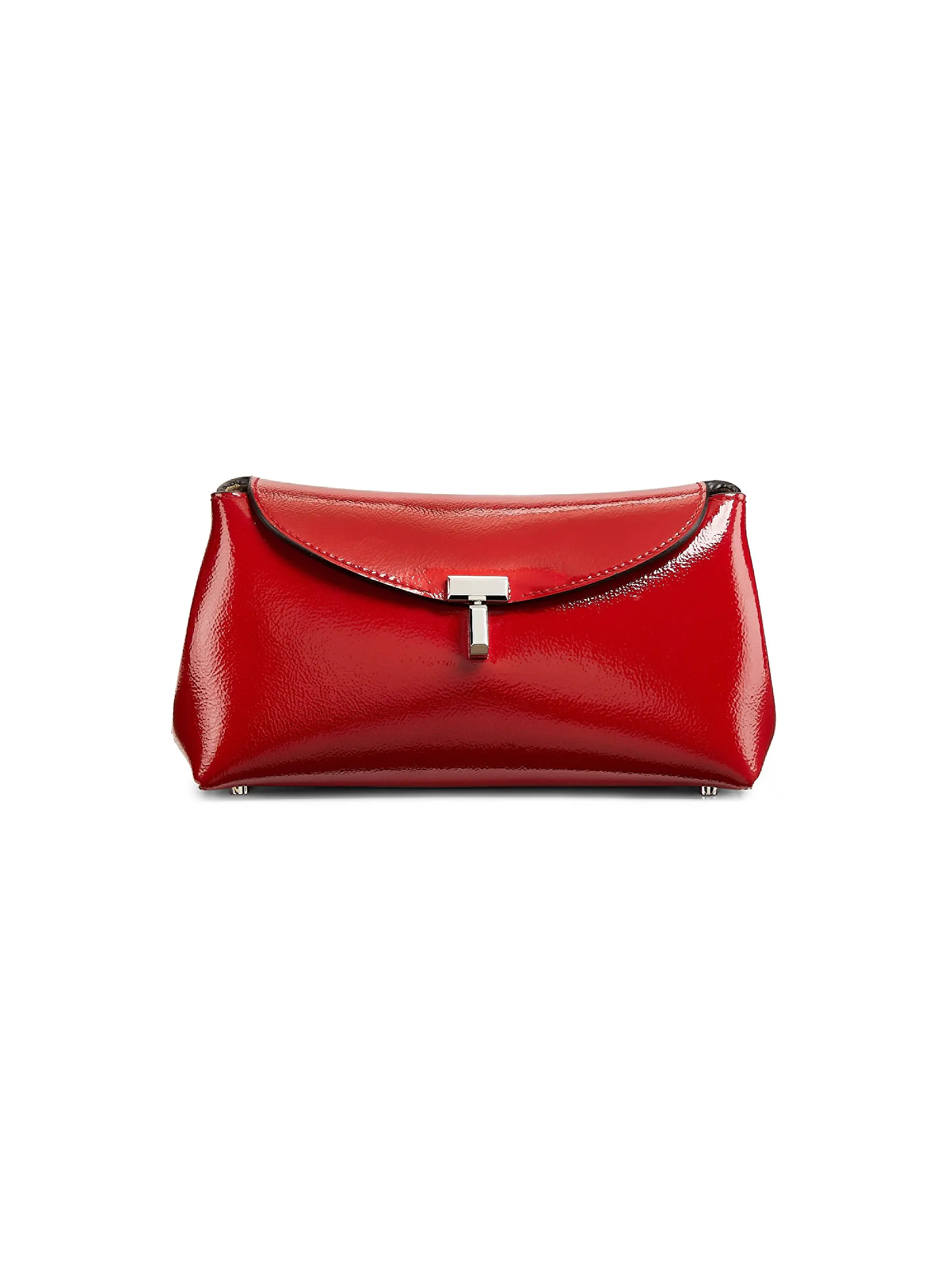 Mini T-Lock Naplack Clutch | Saks Fifth Avenue