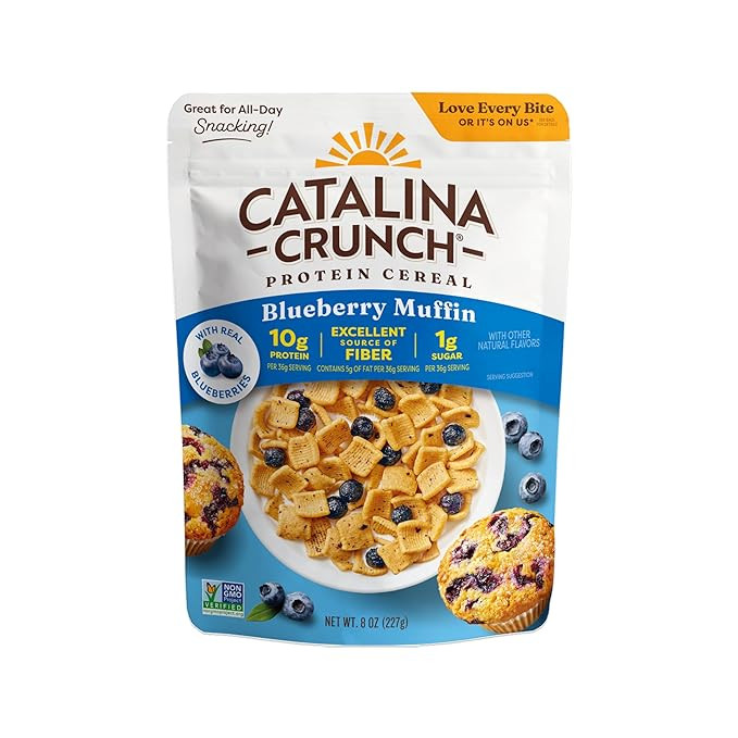 Catalina Crunch Protein Cereal - Breakfast Cereal with 10g of Protein, No Added Sugar - Gluten Fr... | Amazon (US)