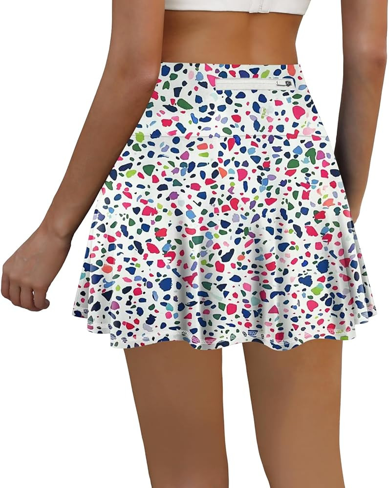 LouKeith Womens Tennis Skirt High Waisted Skorts Golf Skirts with Pockets | Amazon (US)