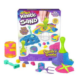 Kinetic Sand™ Squish n' Create™ Playset in Pink | Michaels® | Michaels Stores